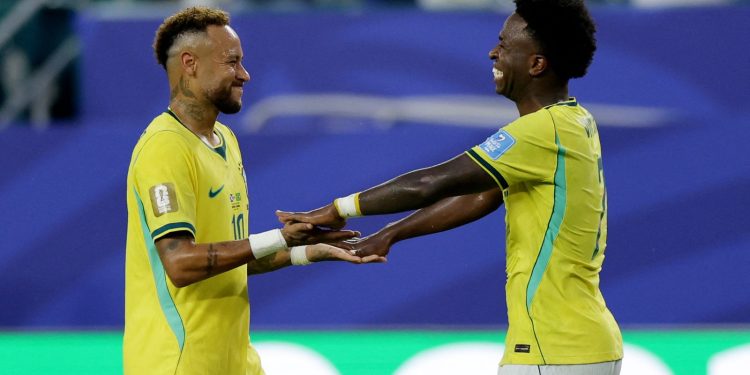 vini-junior-brilha,-e-brasil-vence-e-convence;-neymar-entra-bem